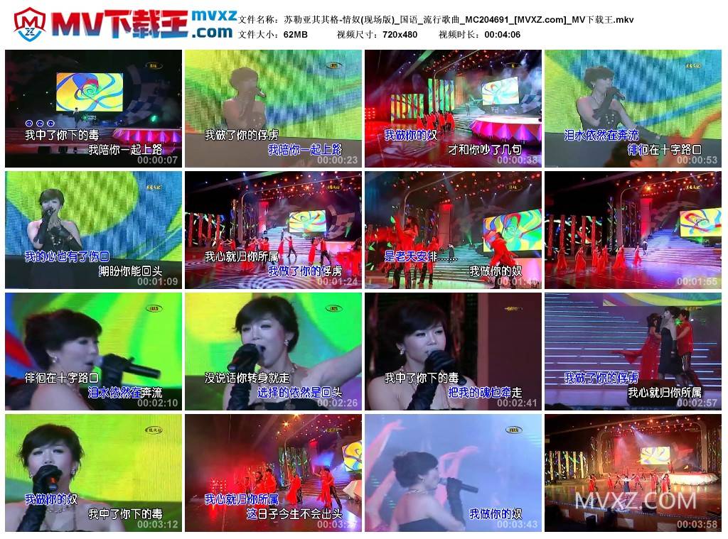 苏勒亚其其格-情奴(现场版)_国语_流行歌曲_MC204691